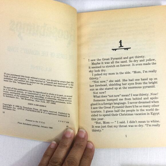 Goosebumps R.L. Stine Let's Get Invisible Vintage Paperback 8 Book Bundle - Picture 14 of 16